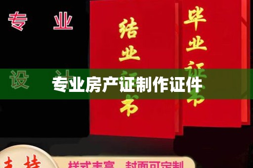 天水专业房产证制作证件